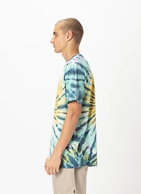 BARNEY COOLS: EMBROIDERED B. COOLS TIE DYE T-SHIRT