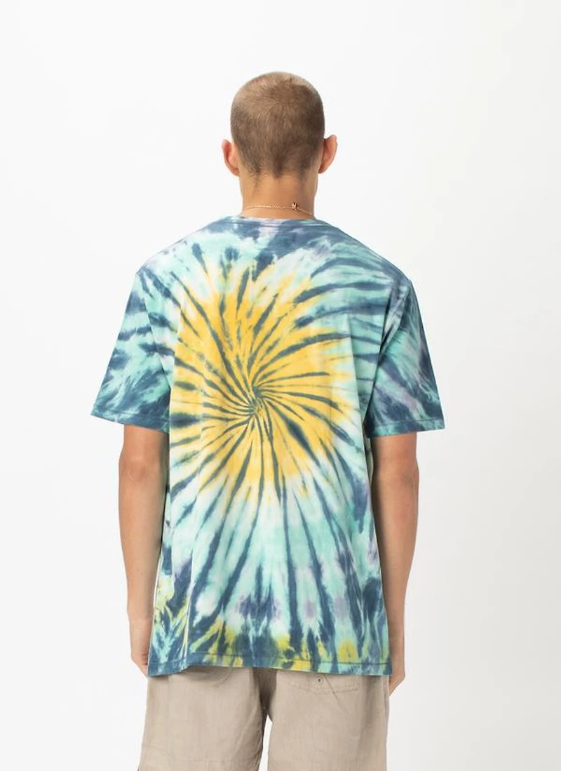 BARNEY COOLS: EMBROIDERED B. COOLS TIE DYE T-SHIRT
