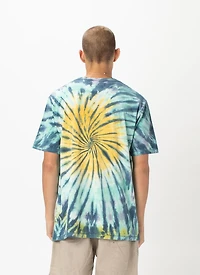 BARNEY COOLS: EMBROIDERED B. COOLS TIE DYE T-SHIRT