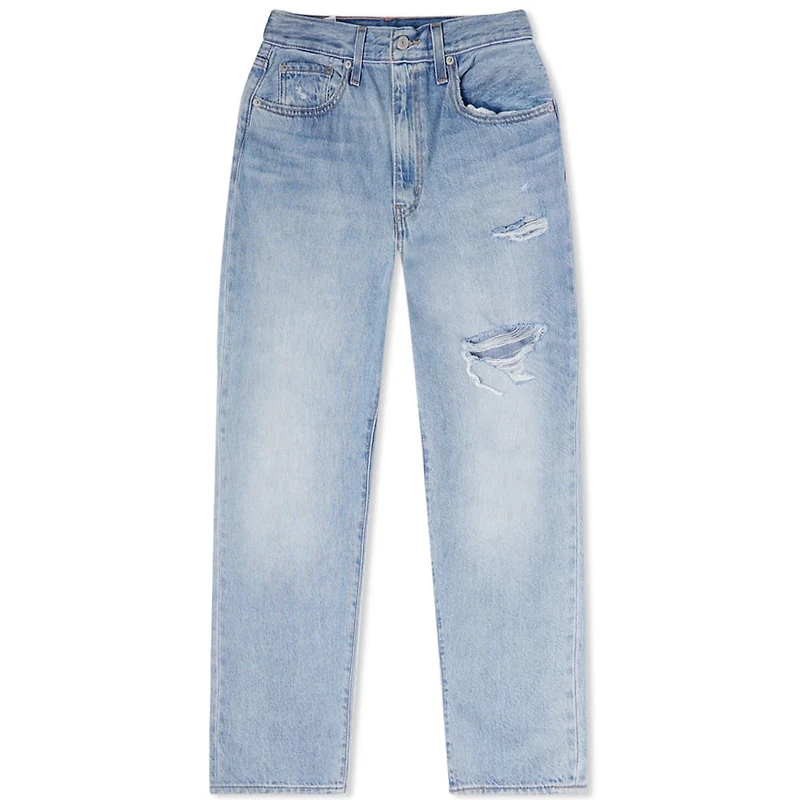 LEVIS PREMIUM: HIGH LOOSE DISTRESSED TAPER JEANS