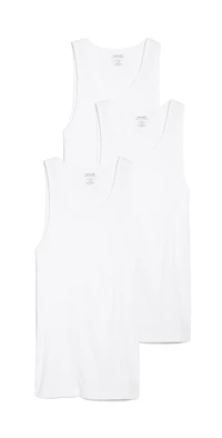 CALVIN KLEIN: WHITE TANK 3 PACK