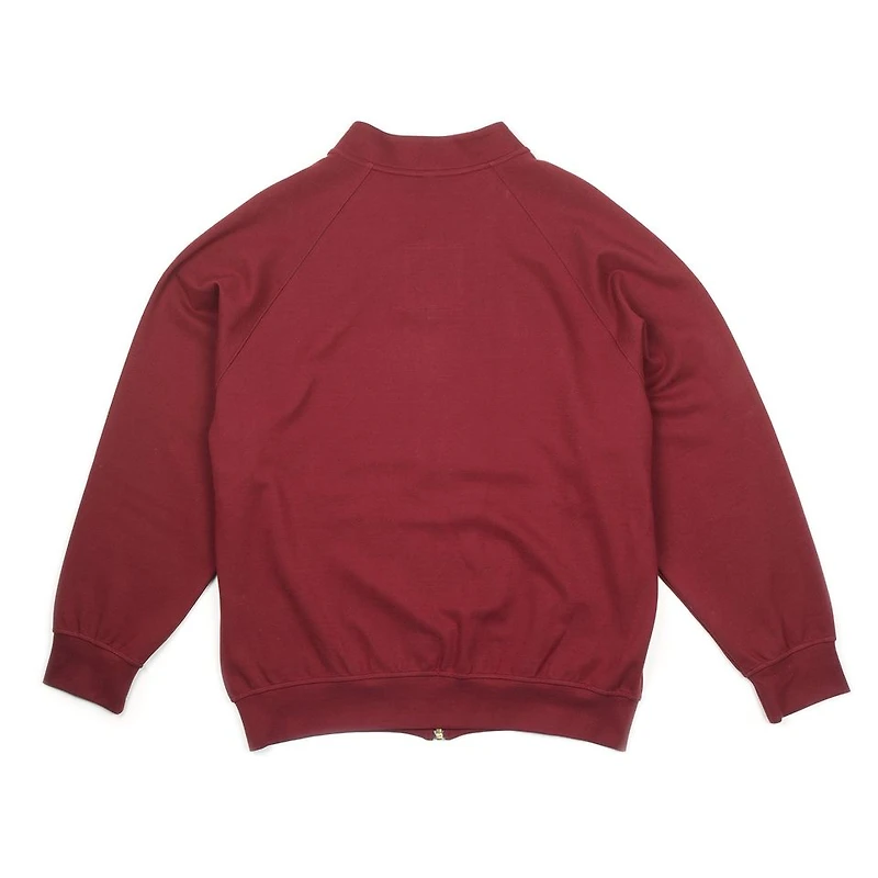 ALPHASTYLE: APPLIQUE CAMDEN ZIP UP JACKET