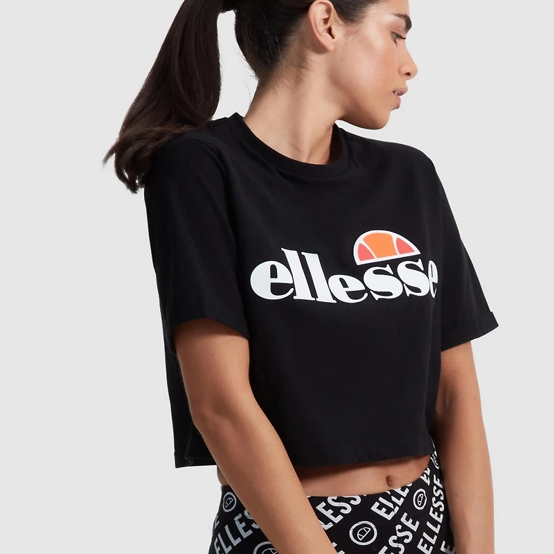 ELLESSE: ALBERTA CROP LOGO T-SHIRT