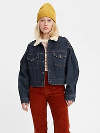 LEVIS PREMIUM: SHERPA DENIM JACKET