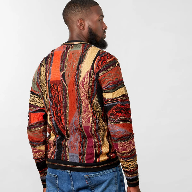 COOGI: AUTUMN PATCHWORK SWEATER