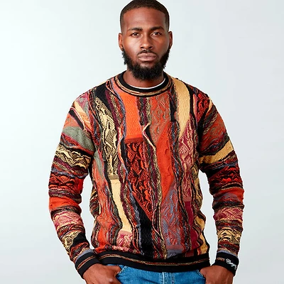 COOGI: AUTUMN PATCHWORK SWEATER