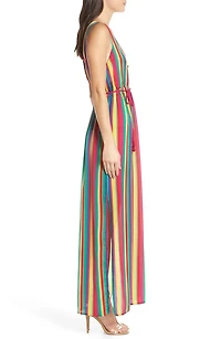 BB DAKOTA: THE RAINBOWS STRIPE MAXI DRESS