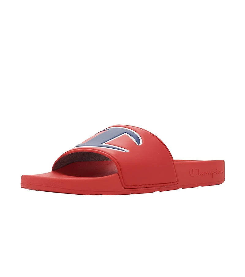 CHAMPION: RED IPO SLIDE SANDAL