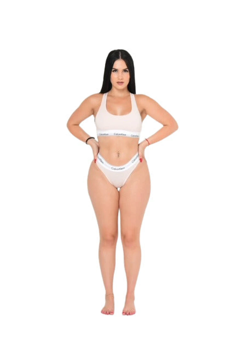 CALVIN KLEIN: MODERN COTTON BRALETTE NYMPHS THIGH