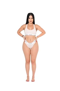 CALVIN KLEIN: MODERN COTTON BRALETTE NYMPHS THIGH