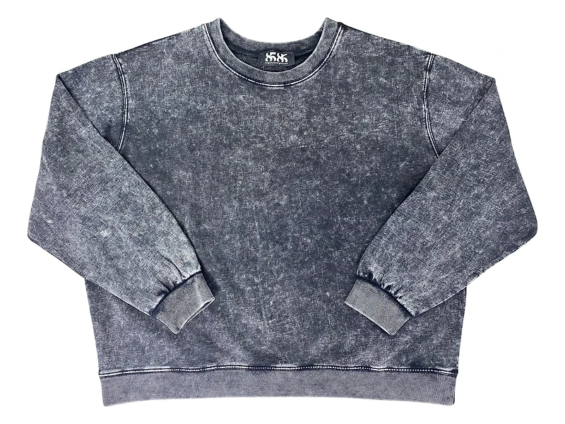 8586: OVERSIZED ACID WASH SWEATSHIRT