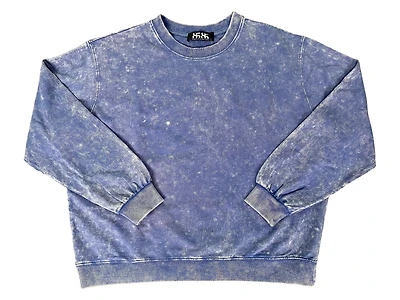 8586: OVERSIZED ACID WASH SWEATSHIRT