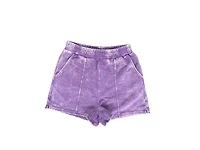 8586: ACID WASH SWEAT SHORTS