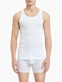 CALVIN KLEIN: WHITE TANK 3 PACK