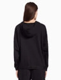 CALVIN KLEIN: OVERSIZED TONAL LOGO HOODIE