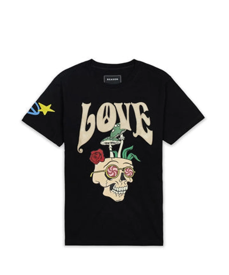 REASON: LOVE EMBROIDERED T-Shirt