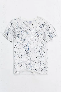 US RAGS: WHITE PAINT SPLATTER T-SHIRT