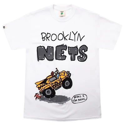AFTER SCHOOL SPECIAL: BROOKLYN NETS WHITE TEE