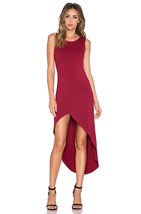 BISHOP + YOUNG : HALEY MAXI DRESS BURGUNDY
