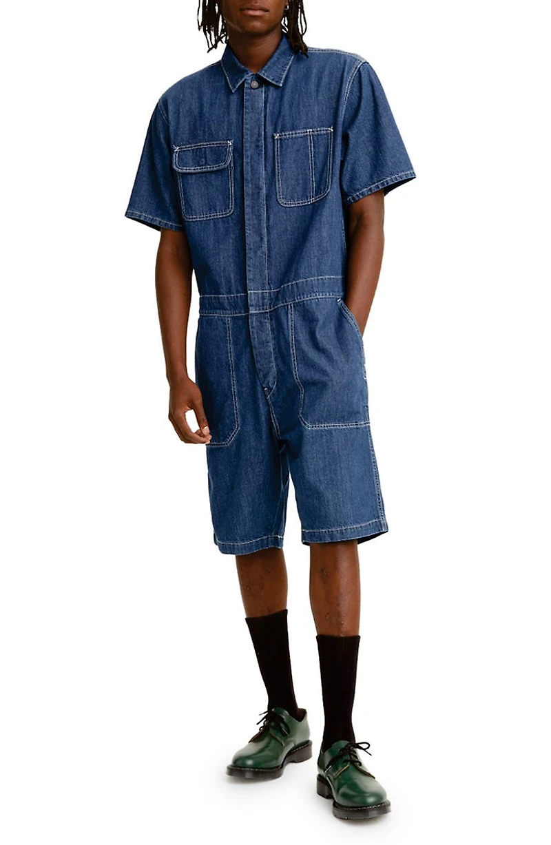 LEVIS PREMIUM: DENIM SHORTALLS