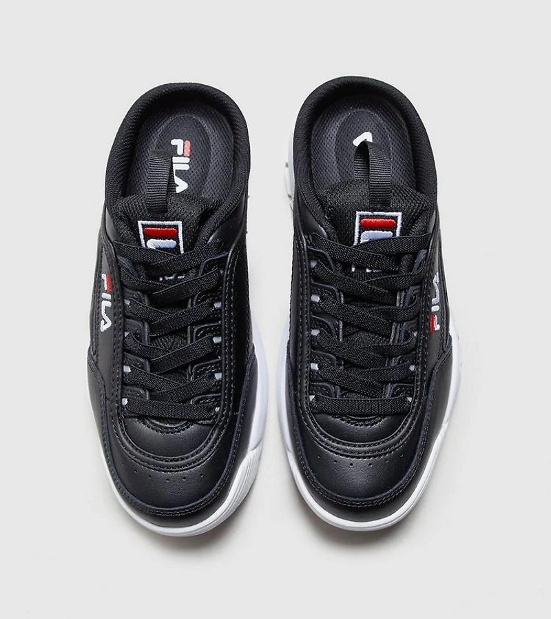 FILA: DISRUPTOR II BLACK MULE SNEAKER