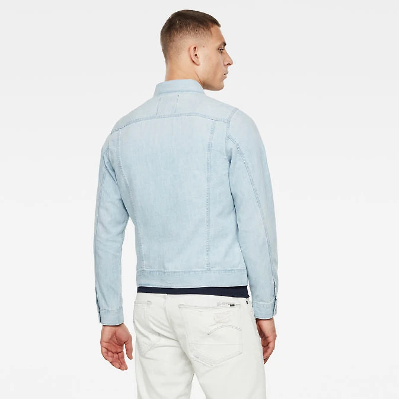 G-STAR: LIGHTWEIGHT DENIM SLIM FIT JACKET