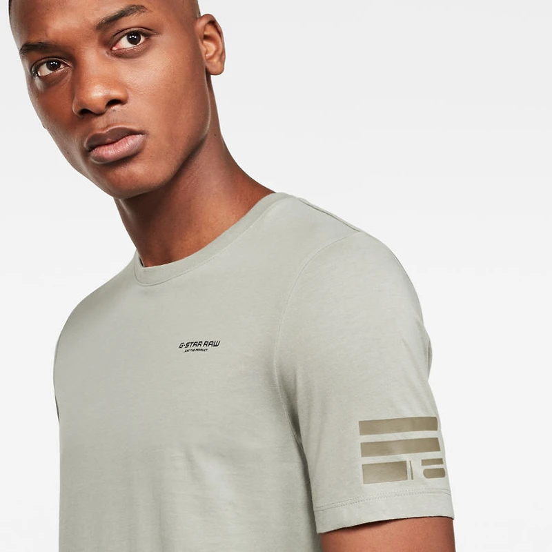 G-STAR: FLAG TEXT SLIM T-SHIRT