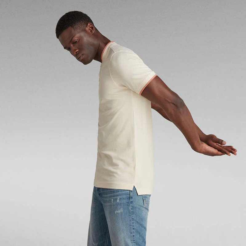 G-STAR: SPORT COLLAR SLIM POLO SHORT SLEEVE SHIRT