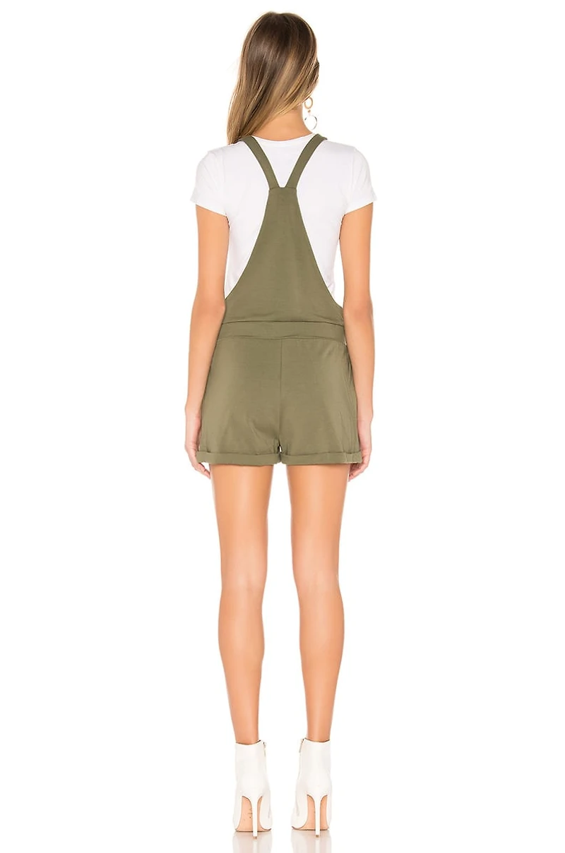 BB DAKOTA: GET SHORTIE FRENCH TERRY SHORTALLS