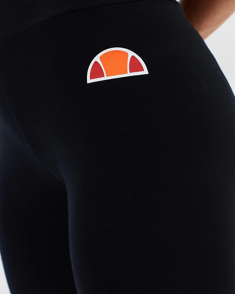 ELLESSE: SOLOS 2 BLACK LOGO LEGGING
