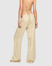 LIONESS: GIZA CUT OUT PANT WHEAT