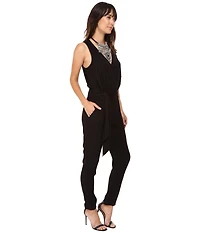 JACK BY BB DAKOTA: CORINTH BLACK SLEEVELESS JUMPSUIT