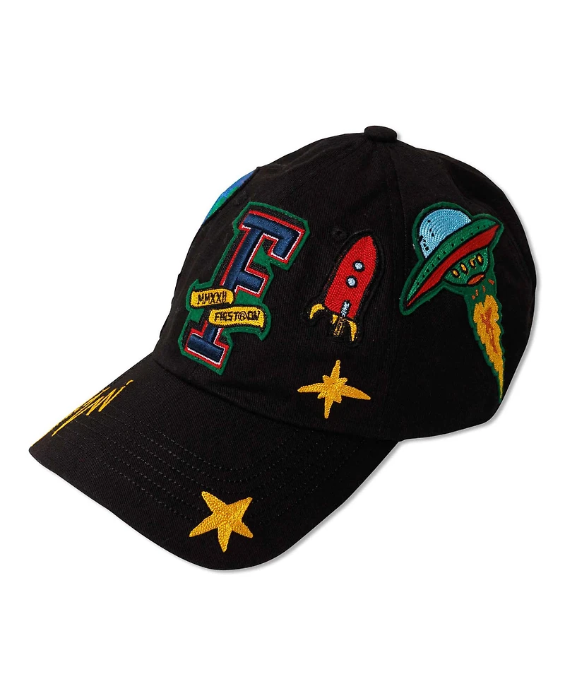 FIRST ROW: PATCHWORK HAT