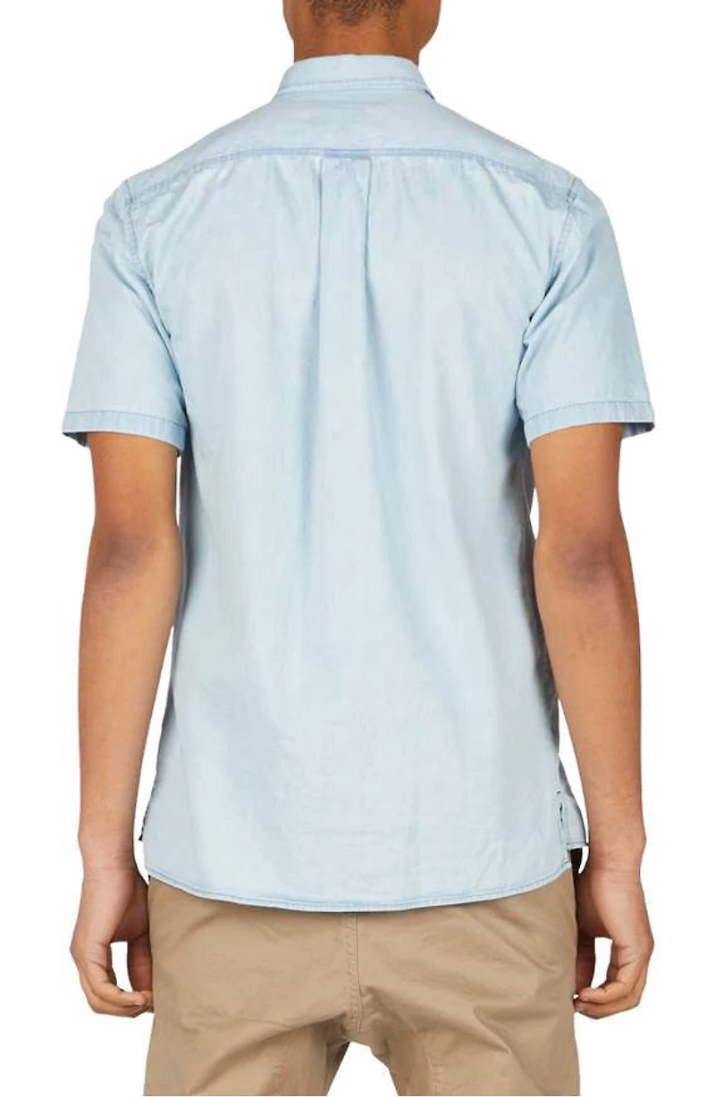 ZANEROBE: SHORT SLEEVE DENIM SHIRT