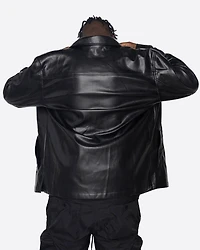 EPTM: FAUX LEATHER SADDLER SHIRT