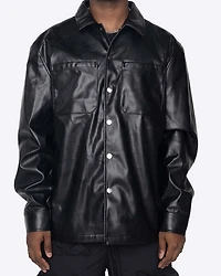EPTM: FAUX LEATHER SADDLER SHIRT