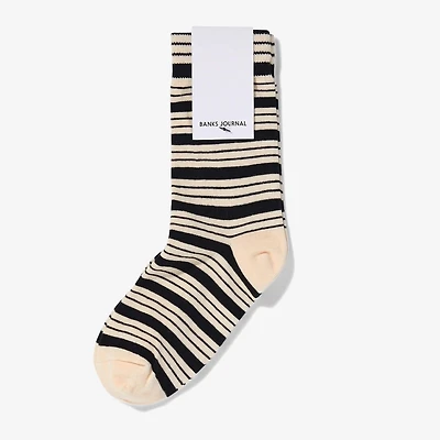 BANKS JOURNAL:  HIGHWAY STRIPED SOCKS