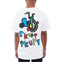 AFTER SCHOOL SPECIAL: BORN 2 RIDE TEE WHITE