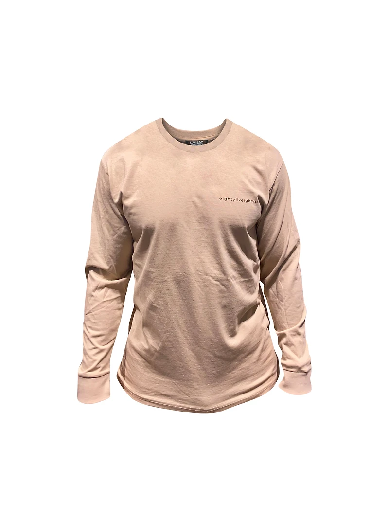 8586: CREWNECK LOGO LONG SLEEVE T-SHIRT