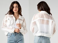 8586: SHEER DENIM JACKET