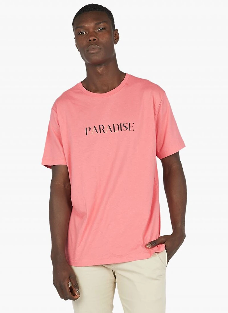 BARNEY COOLS: PARADISE EMBROIDERED GRAPHIC TEE