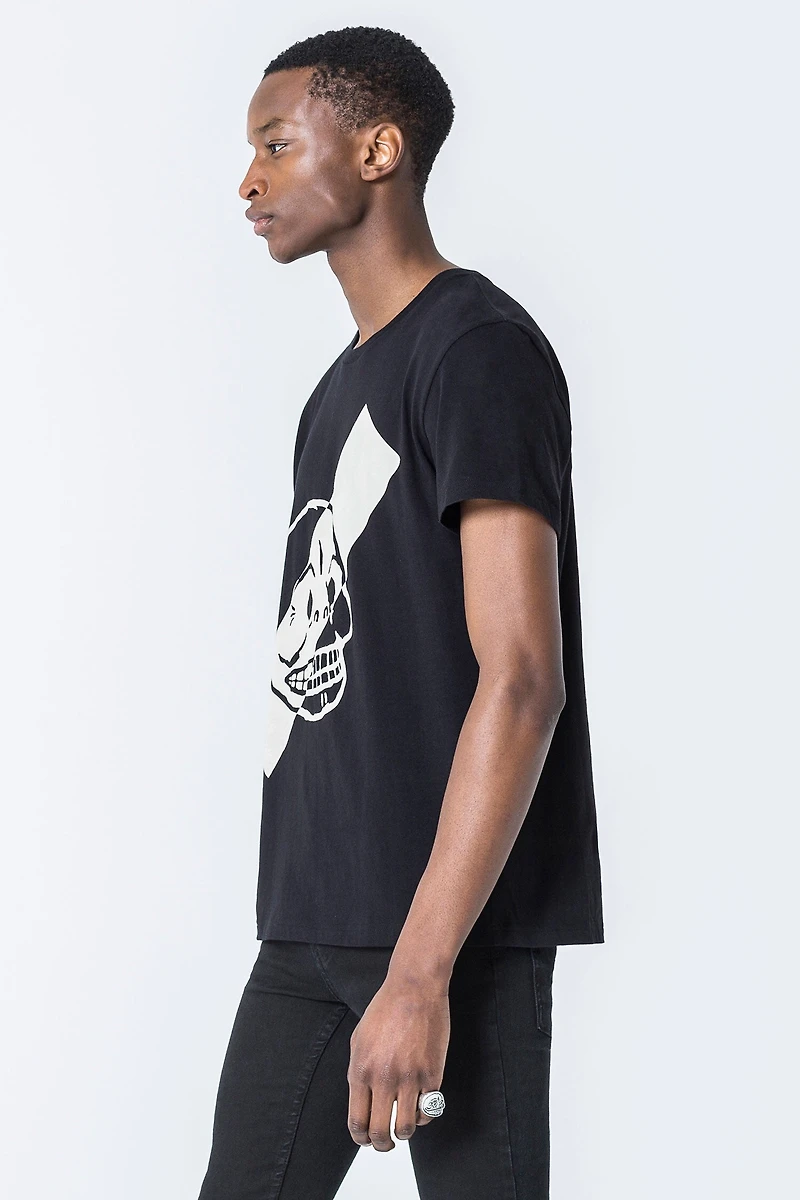 CHEAP MONDAY: STANDARD SKULL STRIPE TEE
