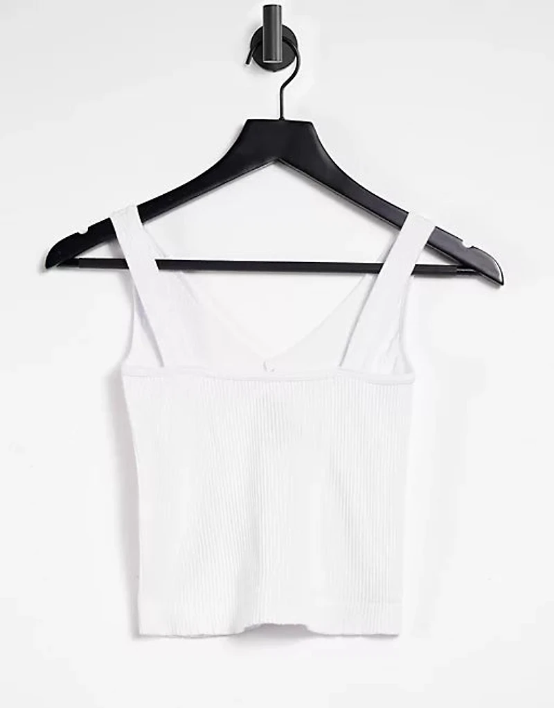 FREE PEOPLE: SOLID BRAMI RIB CROP TOP