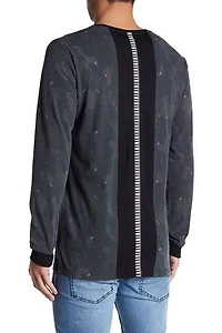 NANA JUDY: DIABLO LONG SLEEVE CAMO PRINT SHIRT