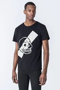 CHEAP MONDAY: STANDARD SKULL STRIPE TEE