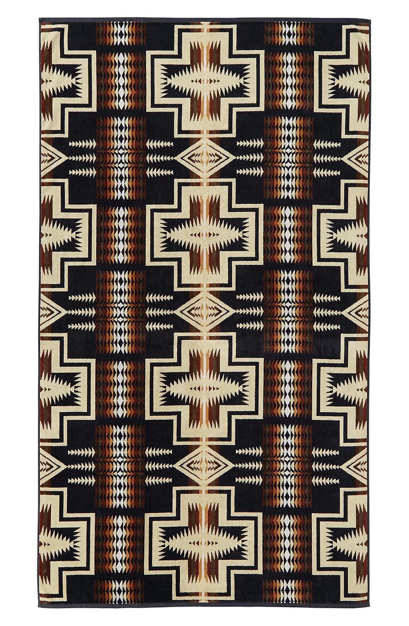 PENDLETON : HARDING JACQUARD SPA TOWEL BLANKET