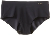 CALVIN KLEIN UNDERWEAR: INVISIBLES HIPSTER BLACK PANTY