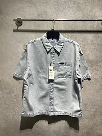 CALVIN KLEIN: DENIM SHORT SLEEVE SHIRT