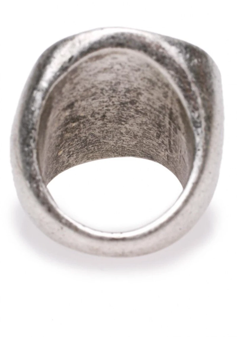 CHEAP MONDAY: MAD SKULL SILVER RING