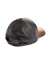 GENTS : BLACK AND GOLD LEATHER HAT